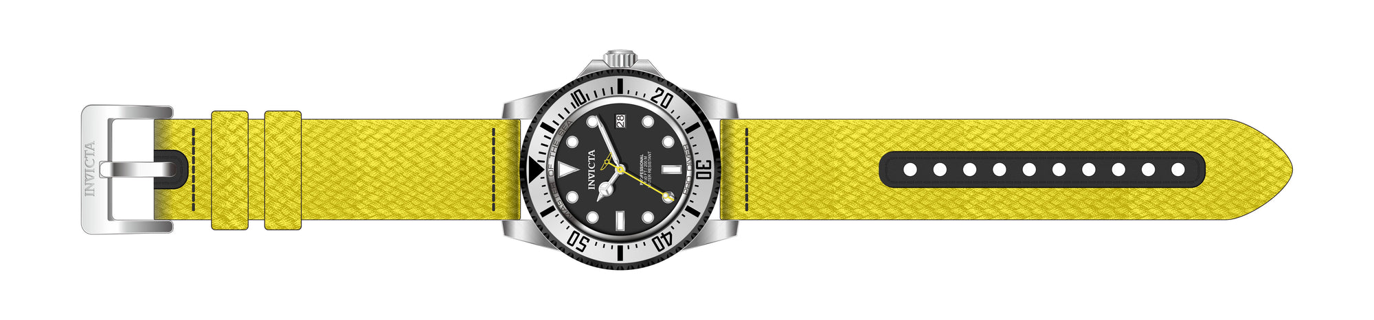 Band for Invicta Pro Diver Men 37410