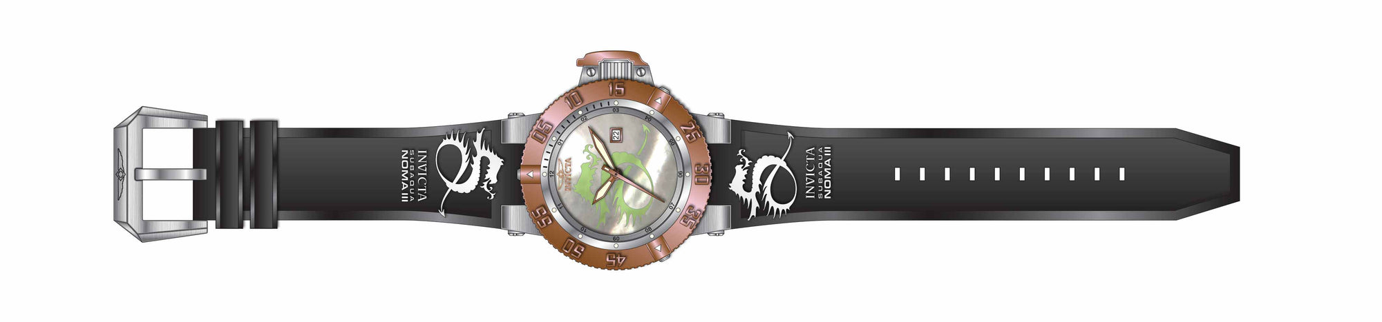 Band for Invicta Subaqua Zager Exclusive Men 37037