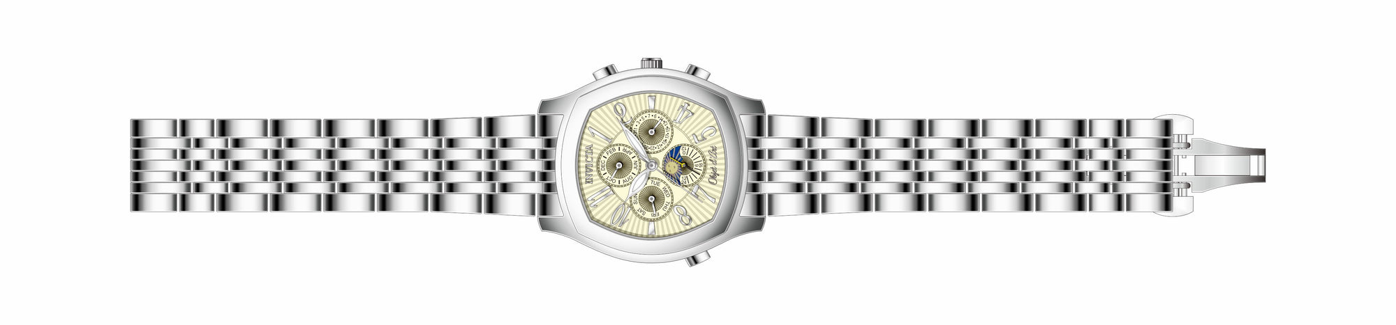 Band for Invicta Objet D Art Men 37656