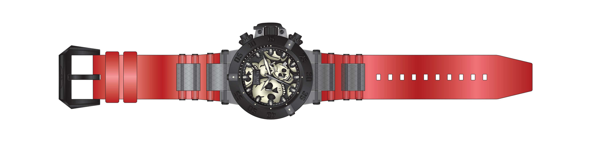 Band for Invicta Subaqua Zager Exclusive Men 37326