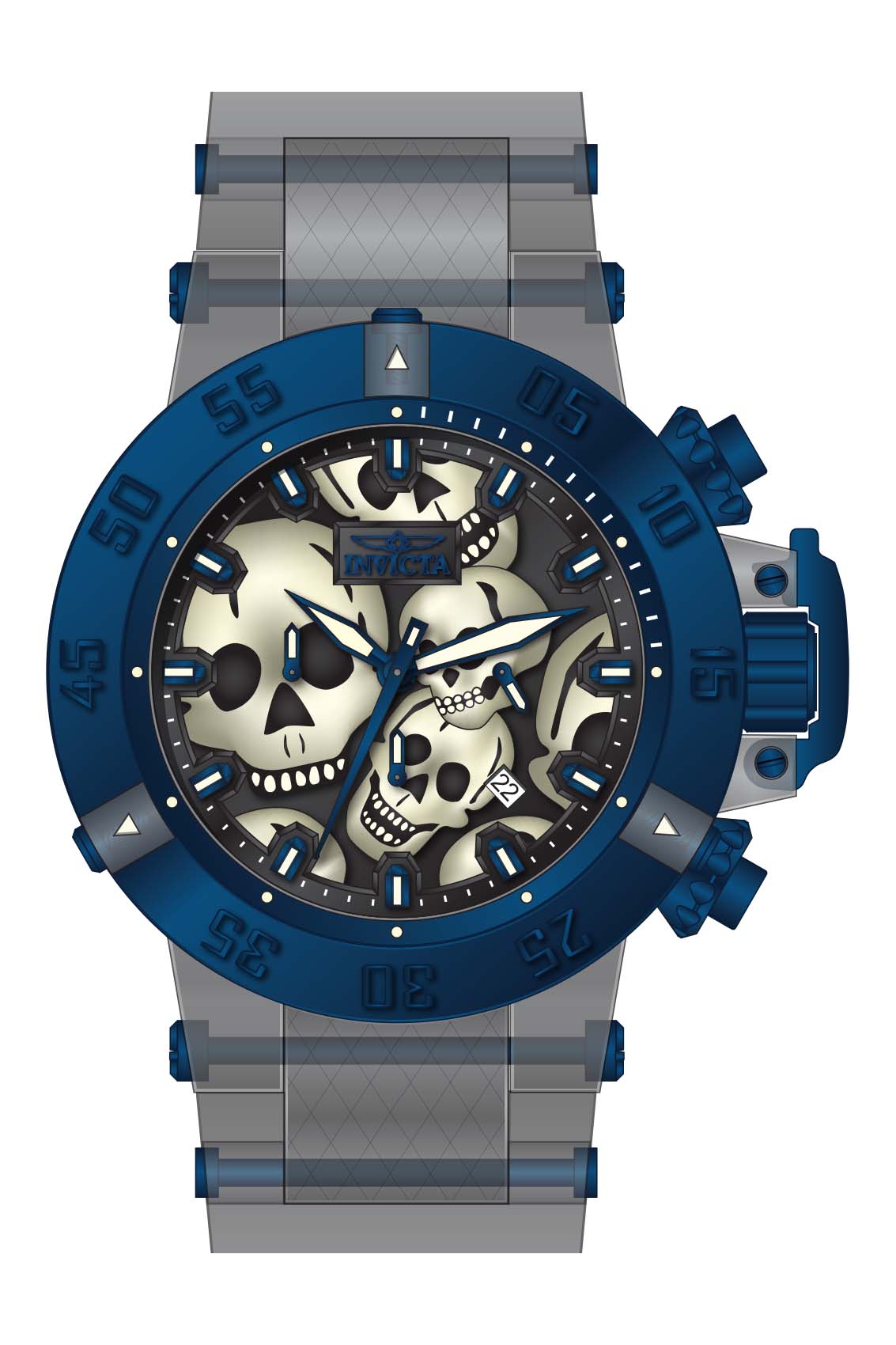 Parts for Invicta Subaqua Zager Exclusive Men 37329