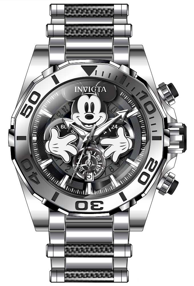 Parts for Invicta Disney Limited Edition Mickey Mouse Men 37808