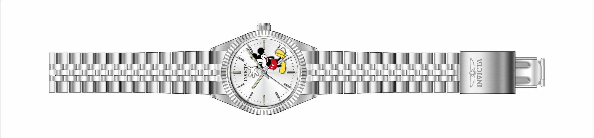 Band for Invicta Disney Limited Edition Mickey Mouse Men 37850