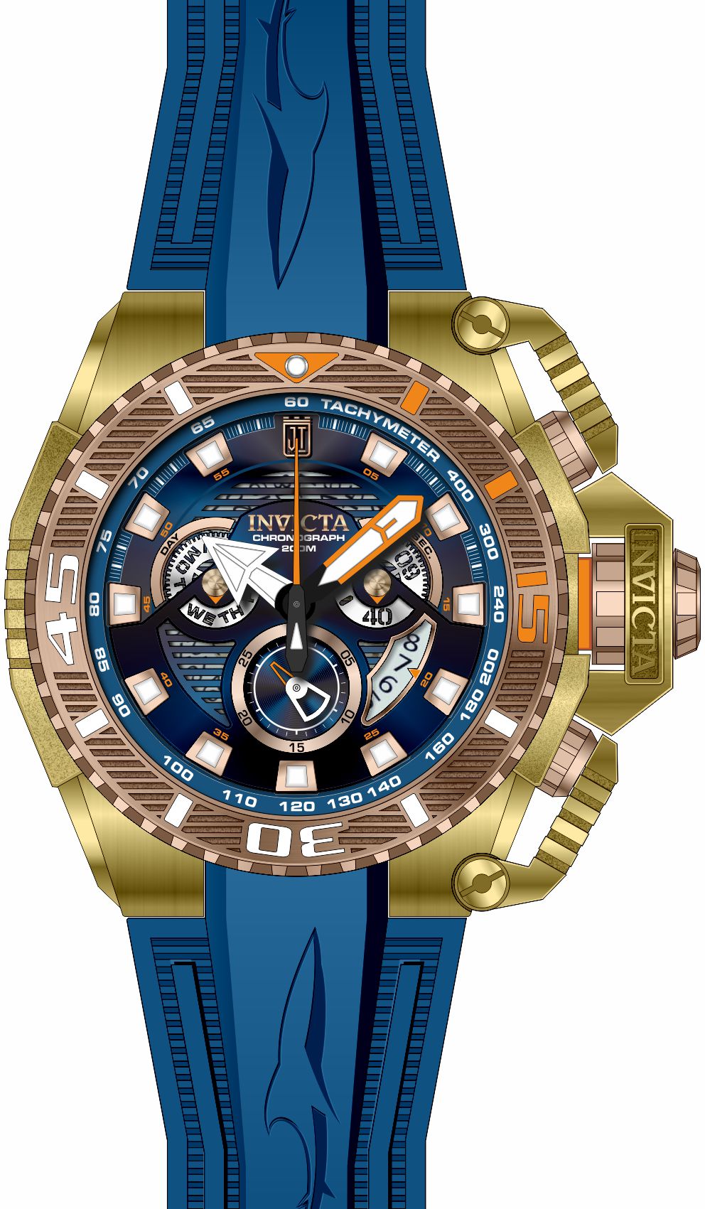 Band for Invicta JT Men 38058