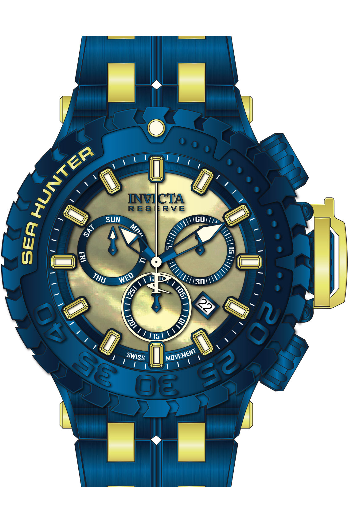 Parts for Invicta Sea Hunter Men 37330