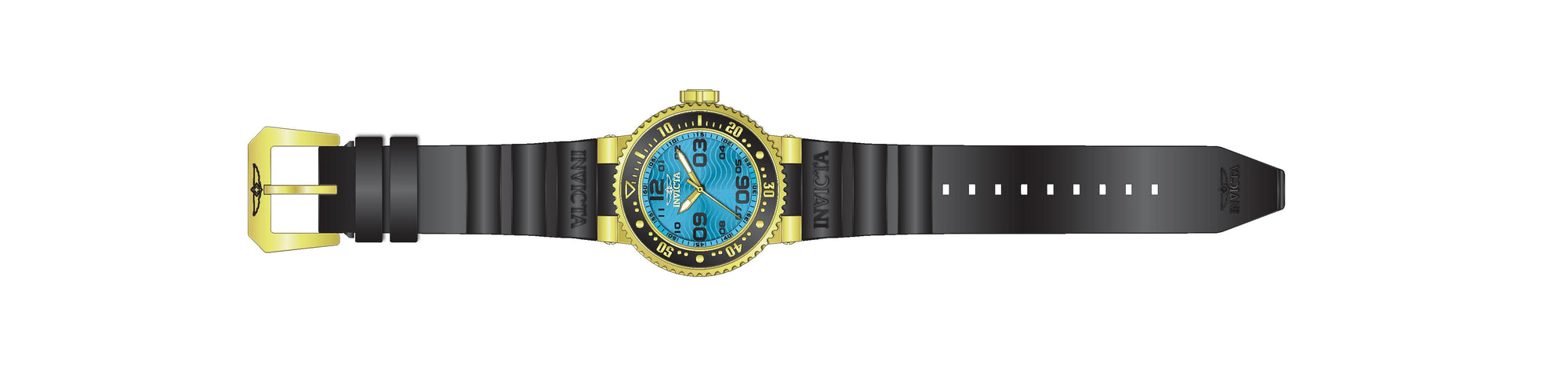 Band for Invicta Pro Diver Ocean Voyage Lady 37342