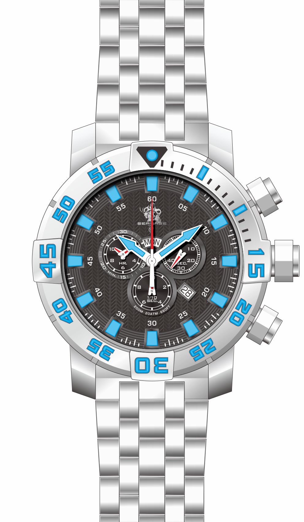 Parts for Invicta Sea Base Men 38228
