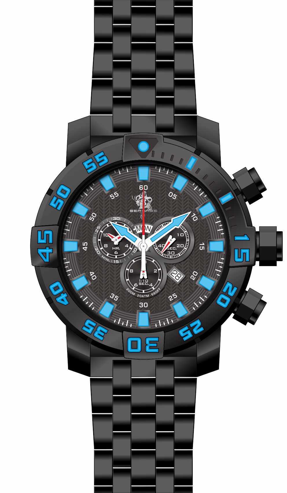Parts for Invicta Sea Base Men 38231