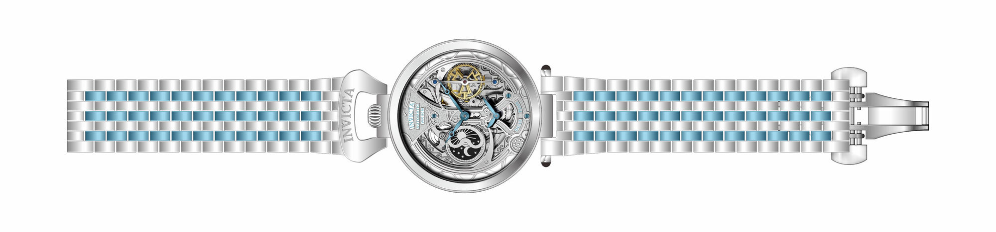 Band for Invicta Objet D Art Men 38325