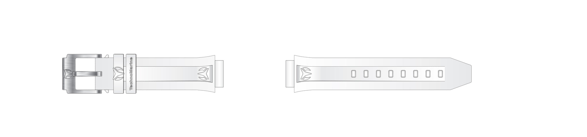 Band For Technomarine Reef Sun  TM-523005