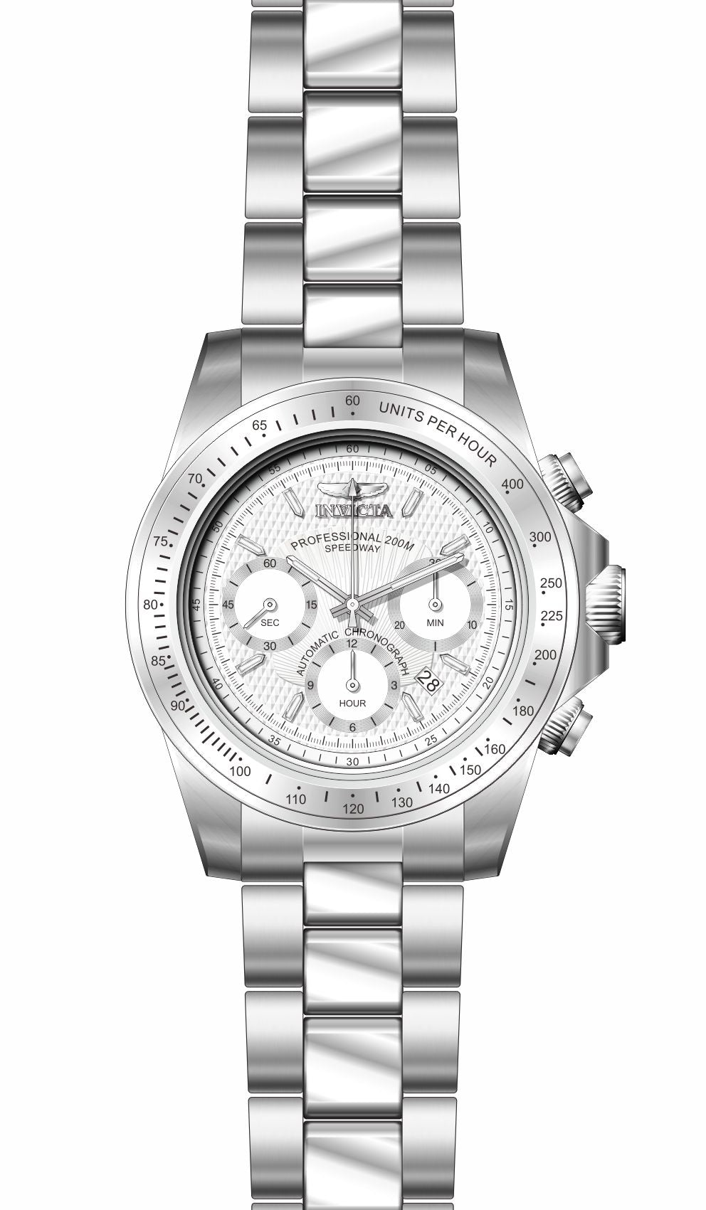 Band for Invicta Speedway Automatic Men 39071