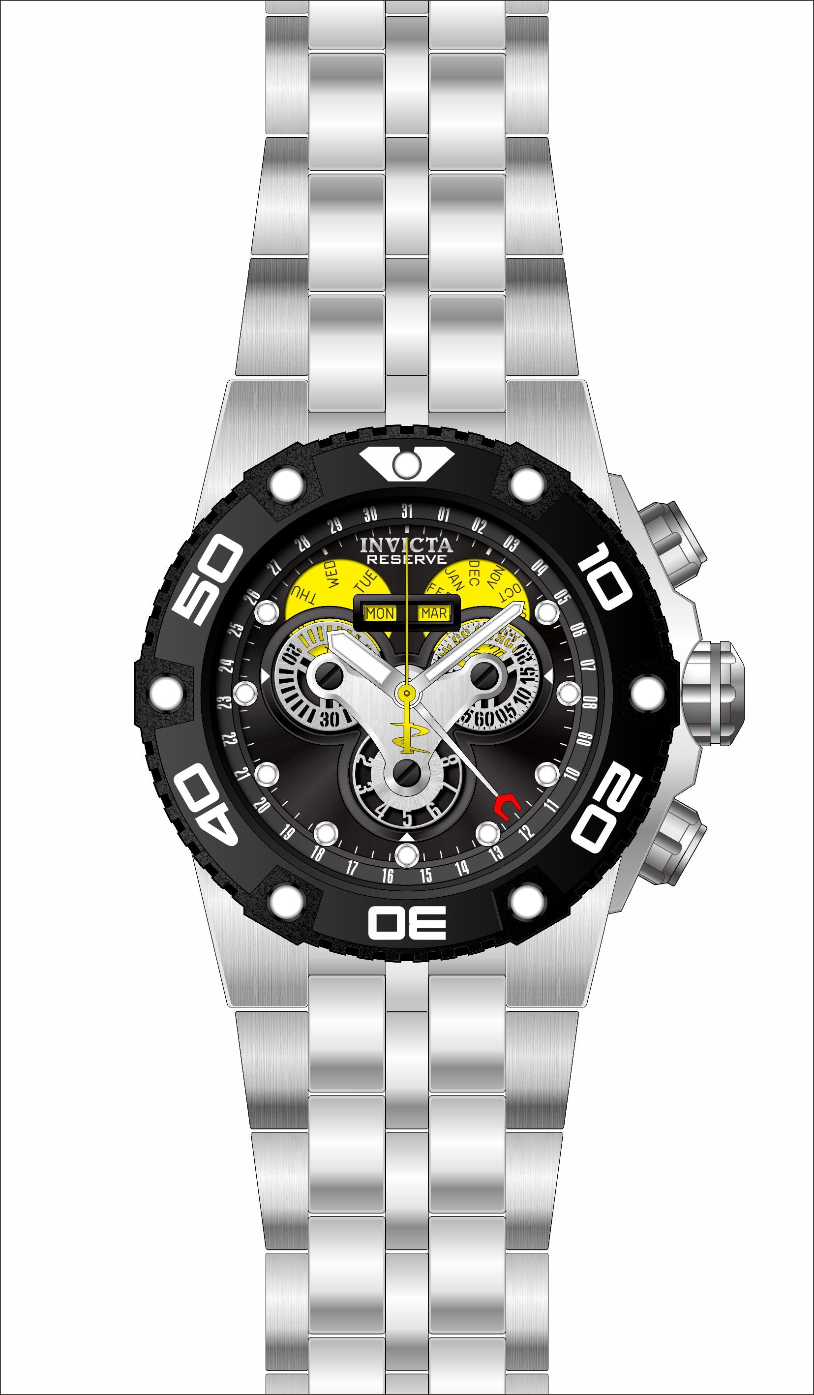 Band for Invicta Speedway Men 39209