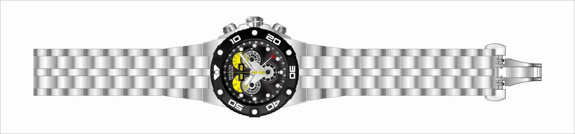 Band for Invicta Speedway Men 39209