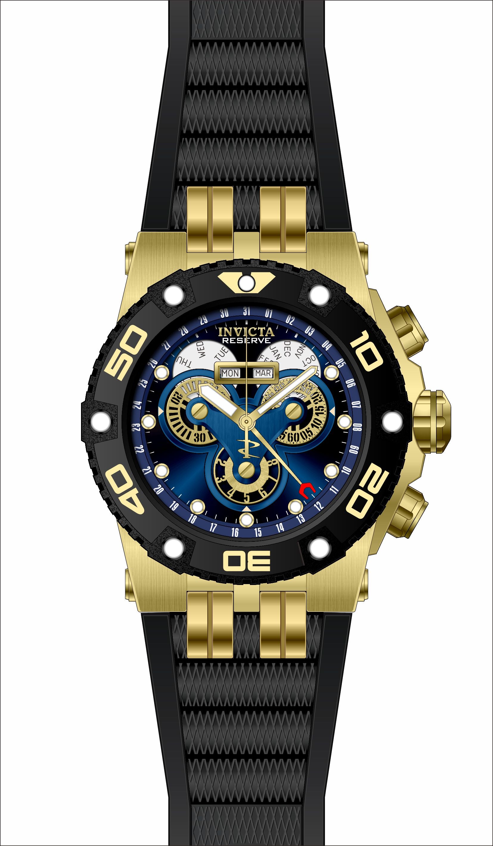 Band for Invicta Speedway Men 39221