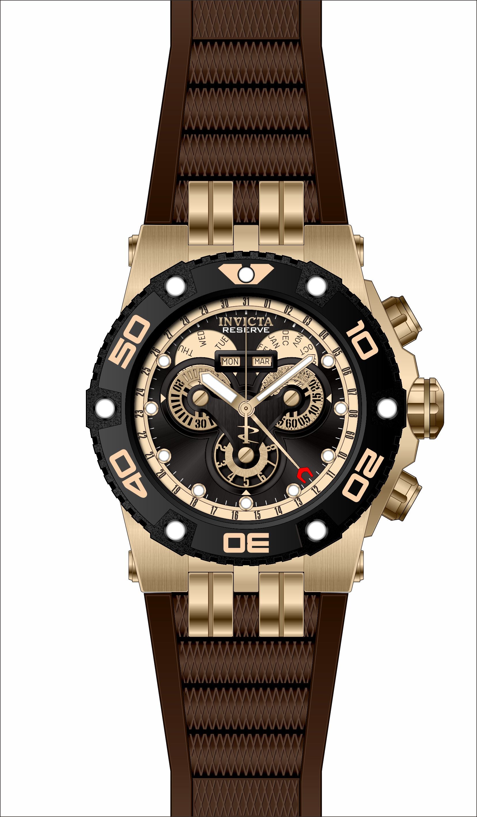 Band for Invicta Speedway Men 39222