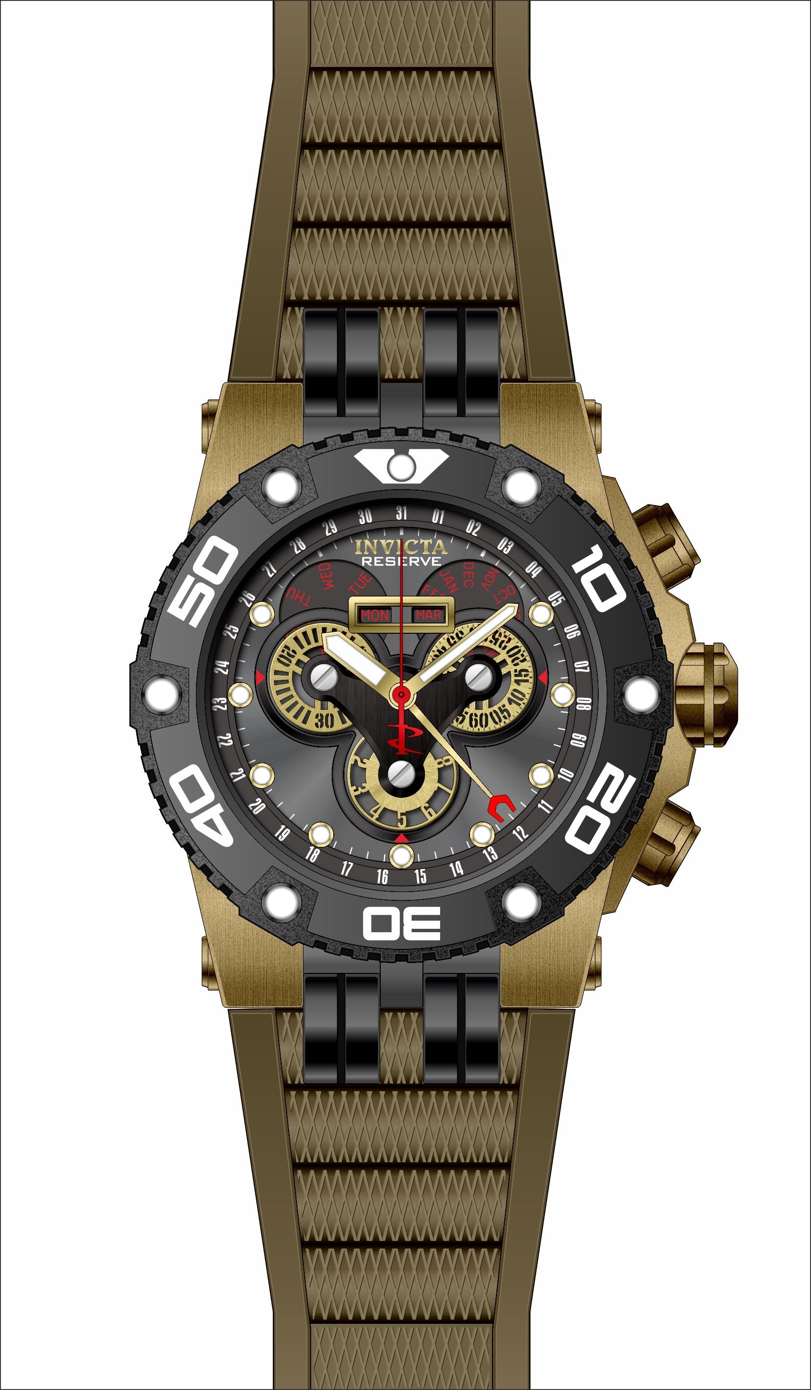 Band for Invicta Speedway Men 39223