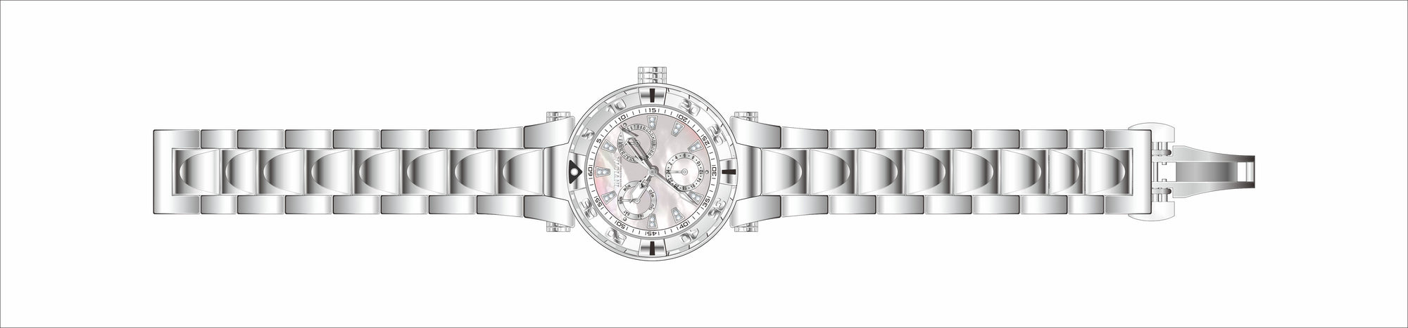 Band for Invicta Subaqua Lady 39225