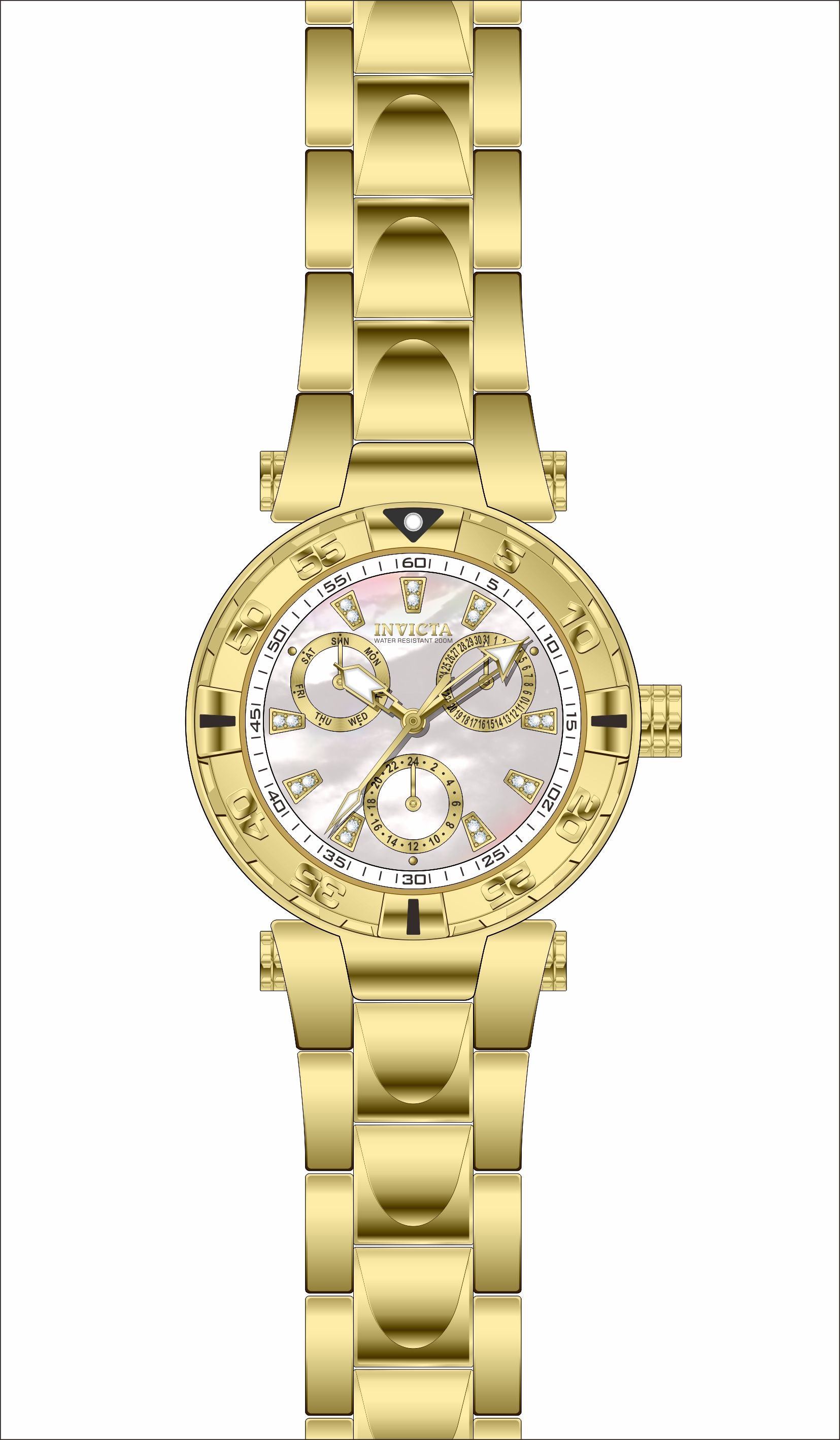 Band for Invicta Subaqua Lady 39228