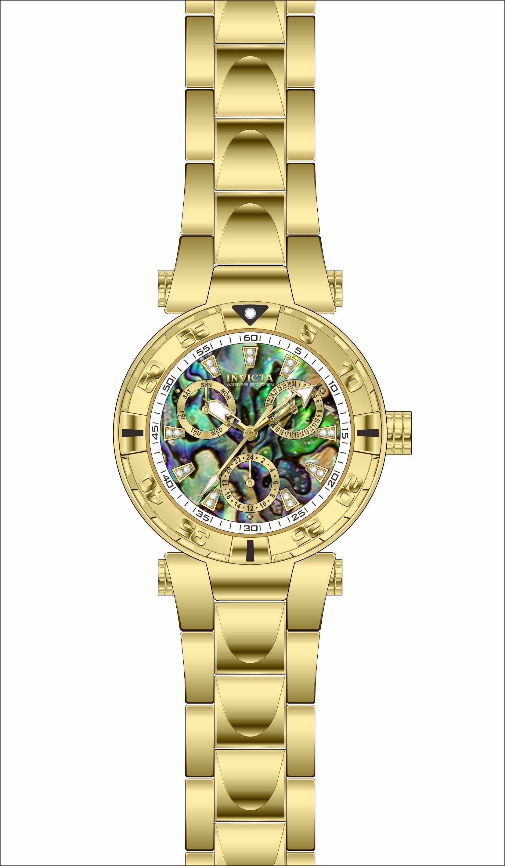 Band for Invicta Subaqua Lady 39229