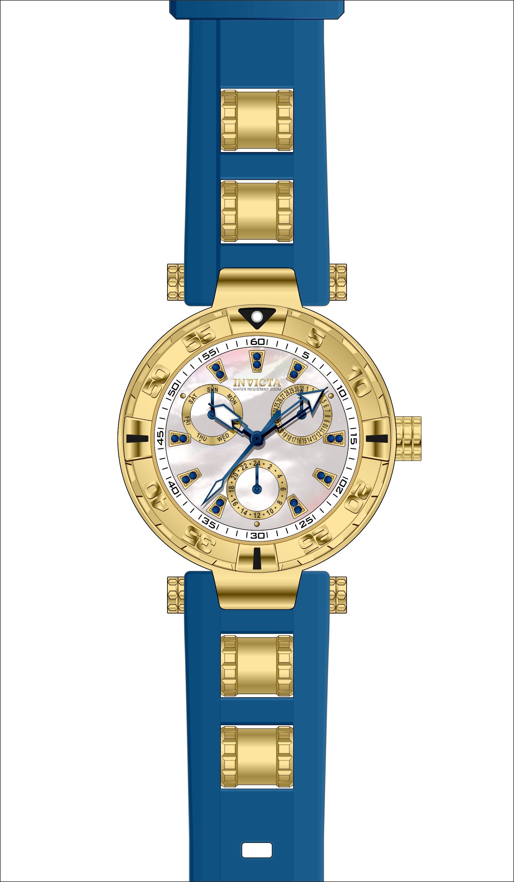 Band for Invicta Subaqua Lady 39237