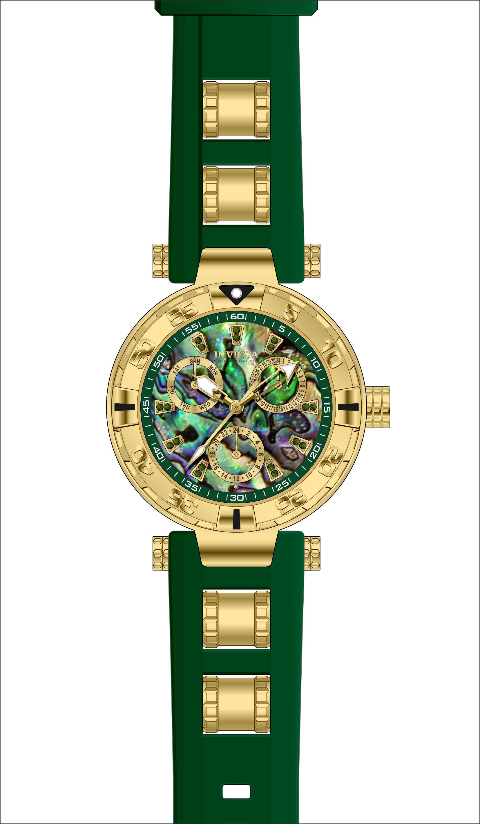 Band for Invicta Subaqua Lady 39239