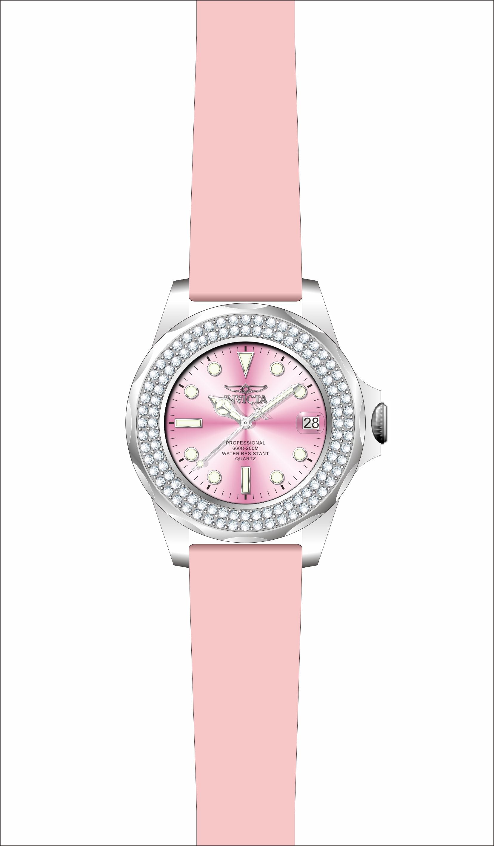 Parts for Invicta Pro Diver Lady 39331