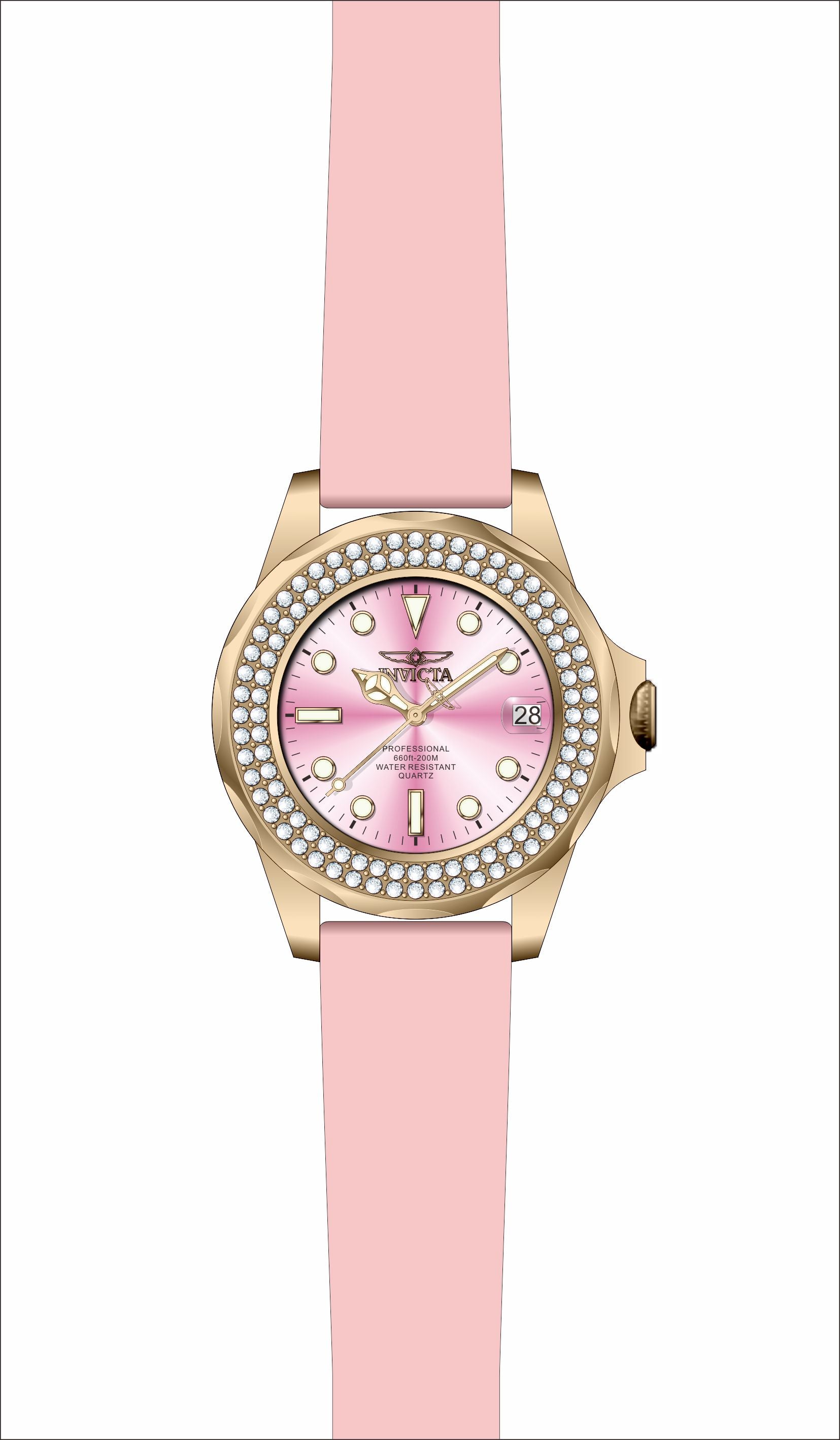 Parts for Invicta Pro Diver Lady 39335