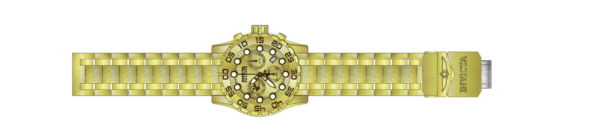 Parts for Invicta Reserve Leviathan Evolution Men Gold Label 37694