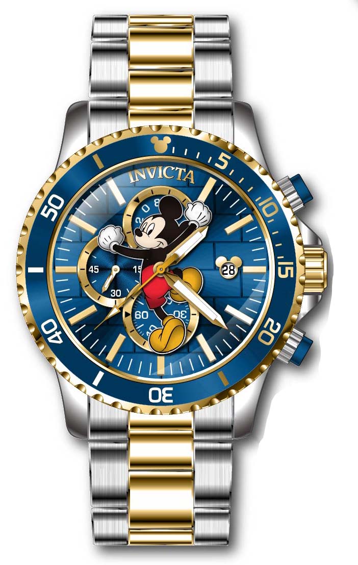 Band for Invicta Disney Limited Edition Mickey Mouse Men 39521