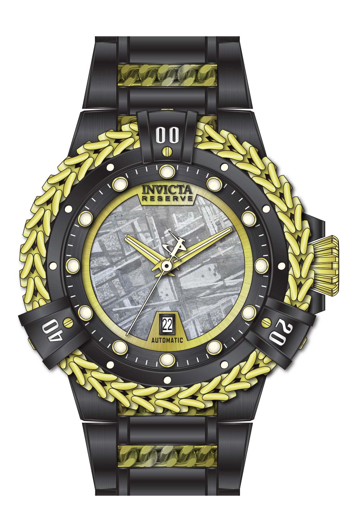 Band for Invicta Reserve Herc Men 38343