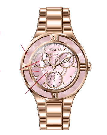 Band for Invicta Angel Lady 39599
