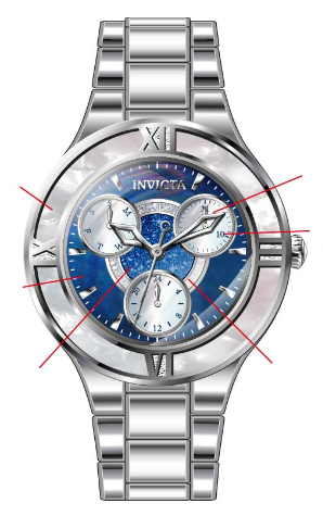 Band for Invicta Angel Lady 39609