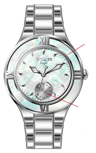 Band for Invicta Angel Lady 39637