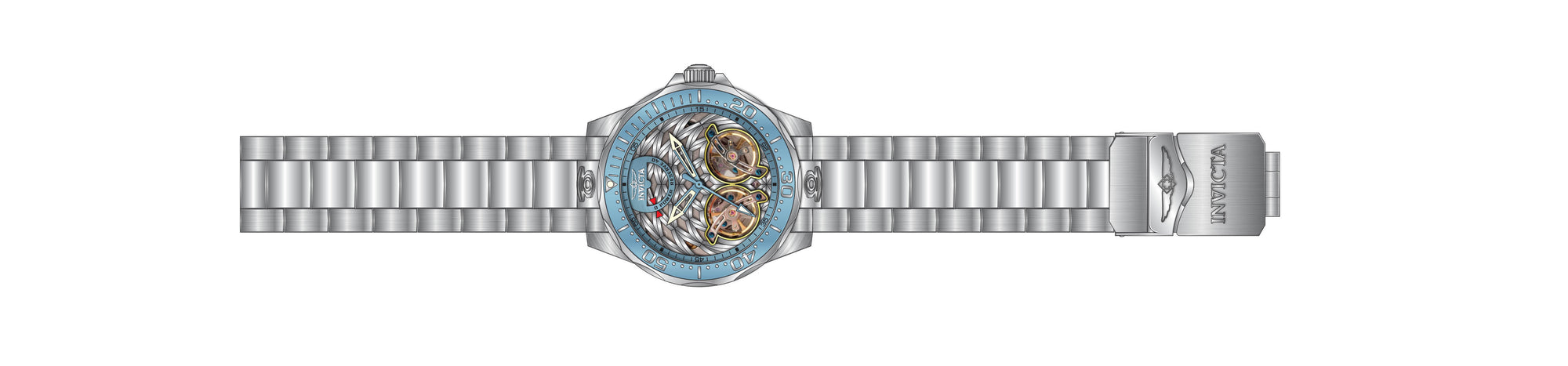 Band for Invicta Grand Diver Men 37672