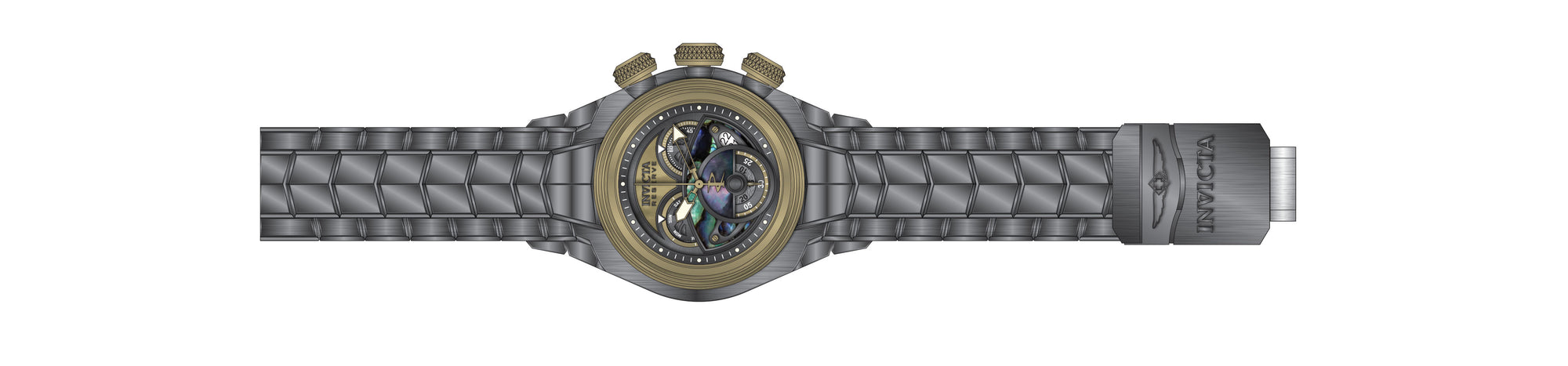 Band for Invicta Reserve S1 Men 38868