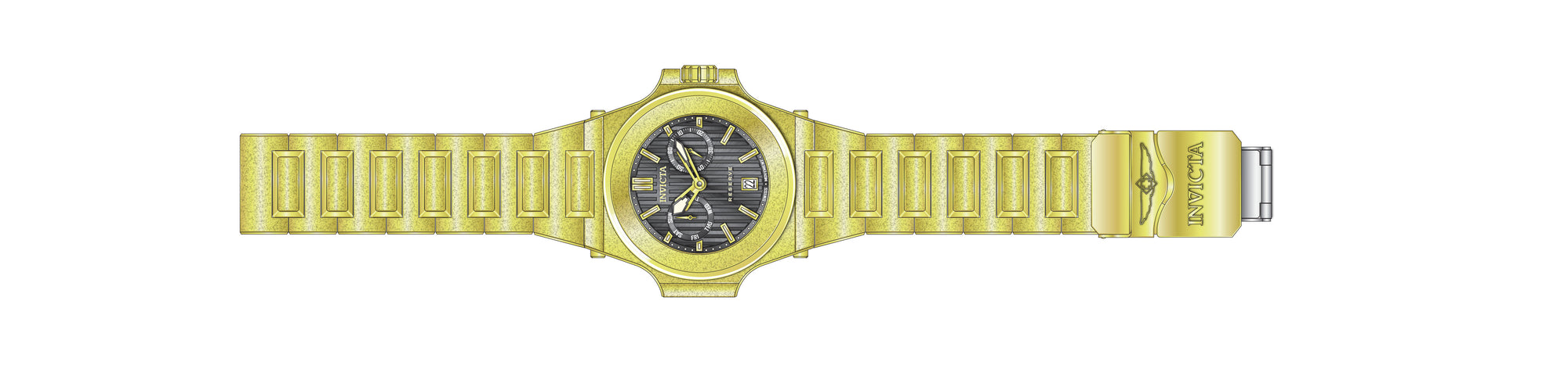 Band for Invicta Reserve Akula Men 38729