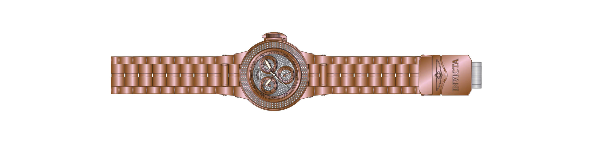 Band for Invicta Subaqua Lady 39007