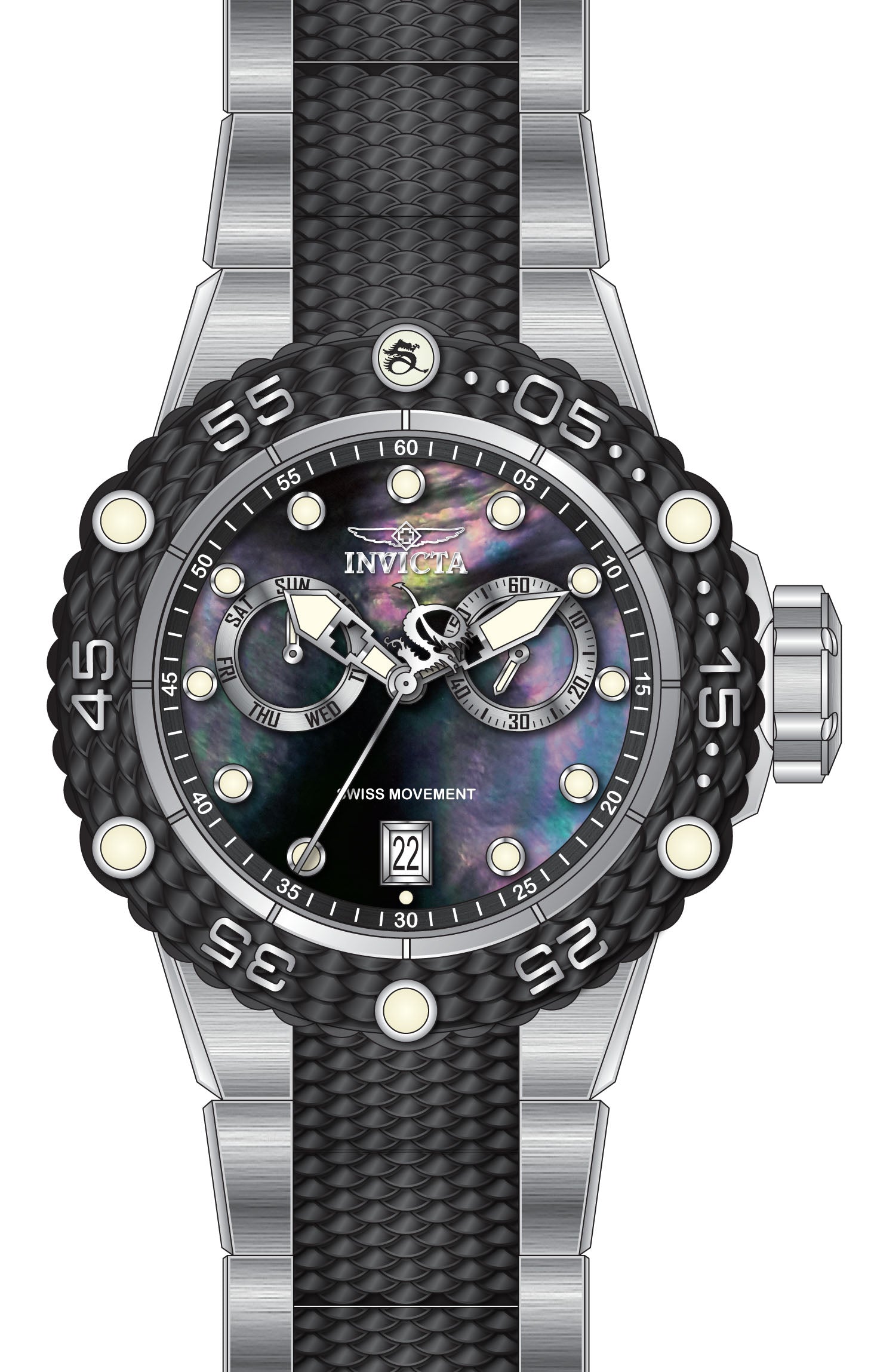 Band for Invicta Subaqua Men 40073