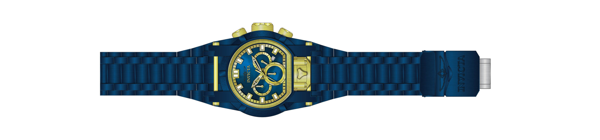 Band for Invicta Bolt Bolt Zeus Magnum Men 39545