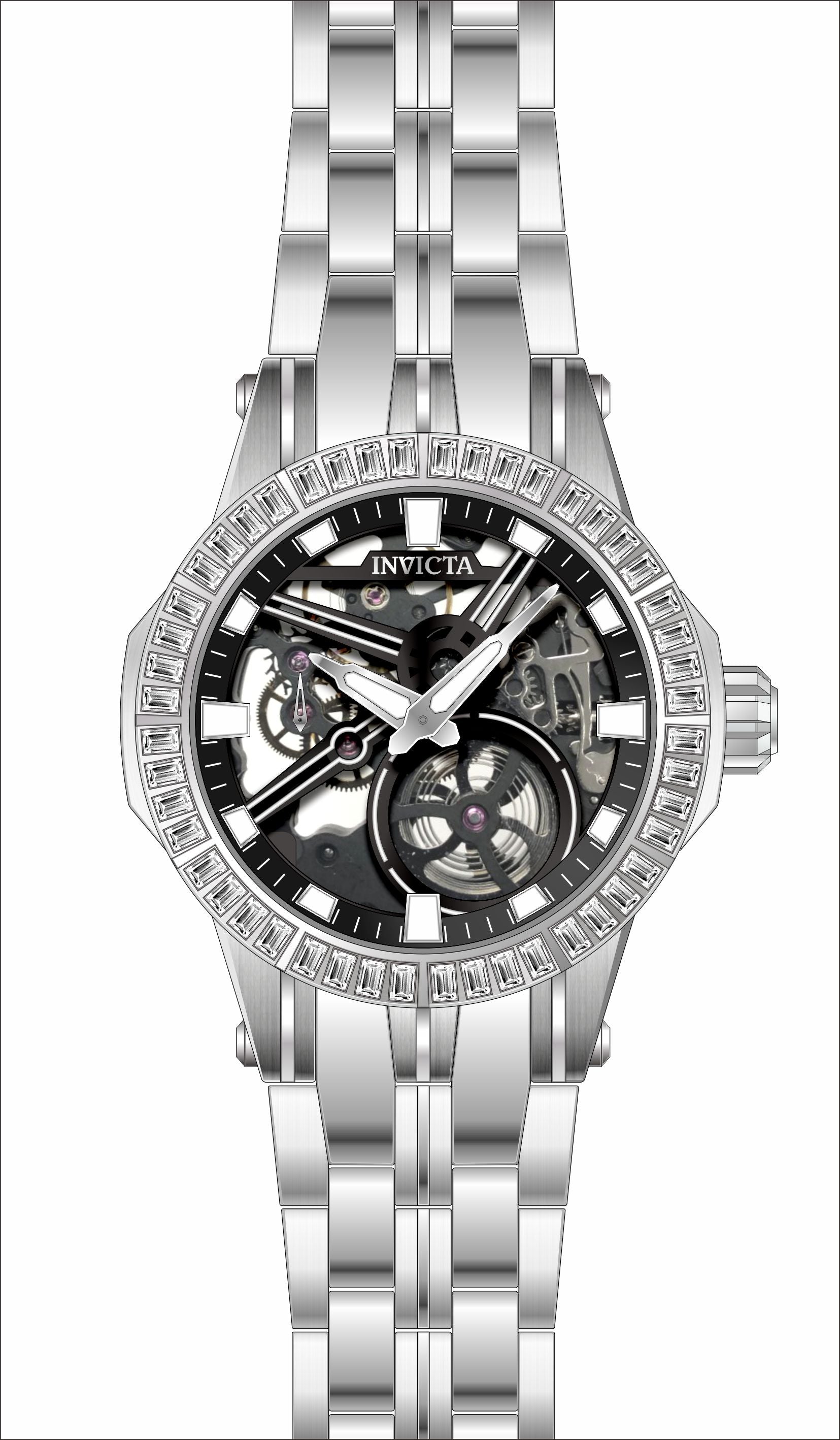 Band for Invicta Objet D Art Men 40117