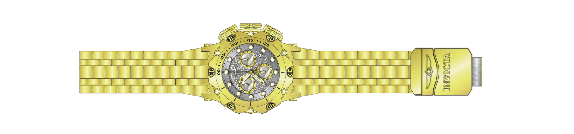 Band for Invicta Reserve Venom Men 39397