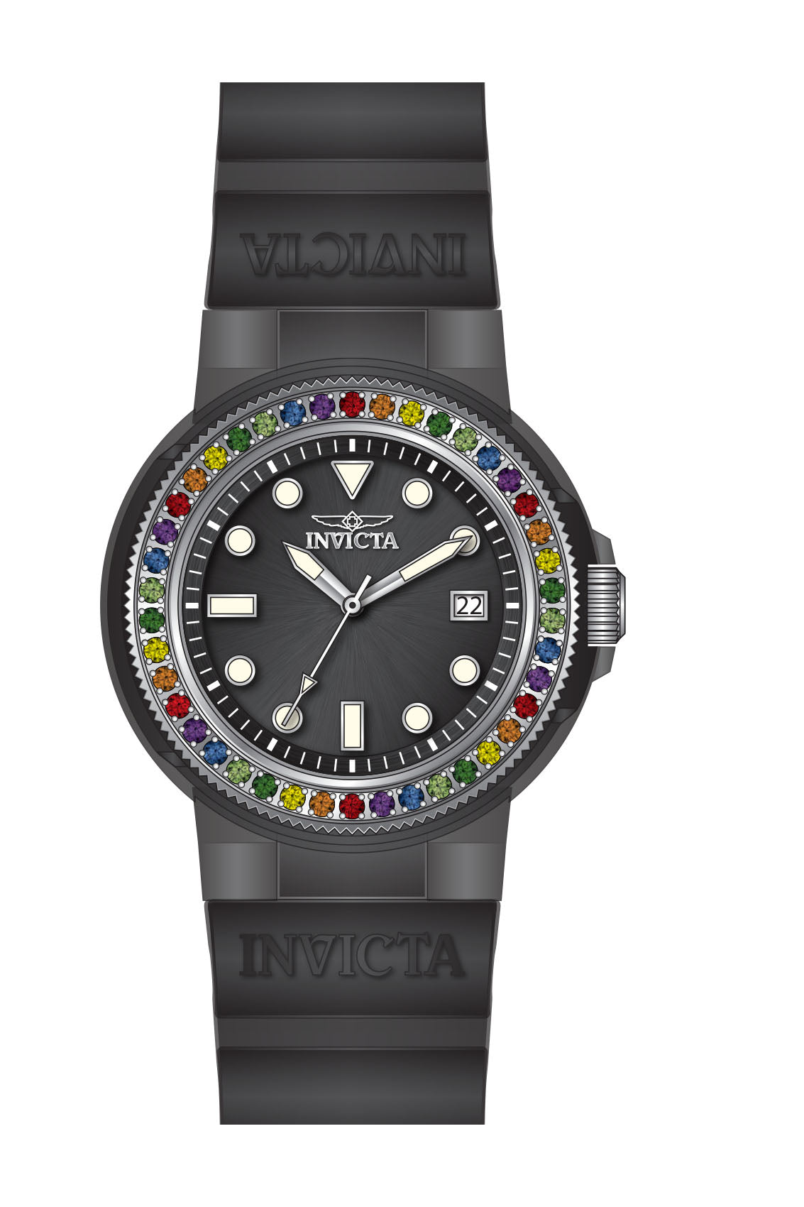 Band for Invicta Pro Diver Lady 39498