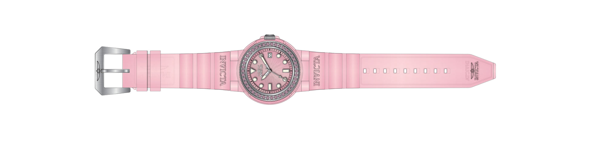 Band for Invicta Pro Diver Lady 39499