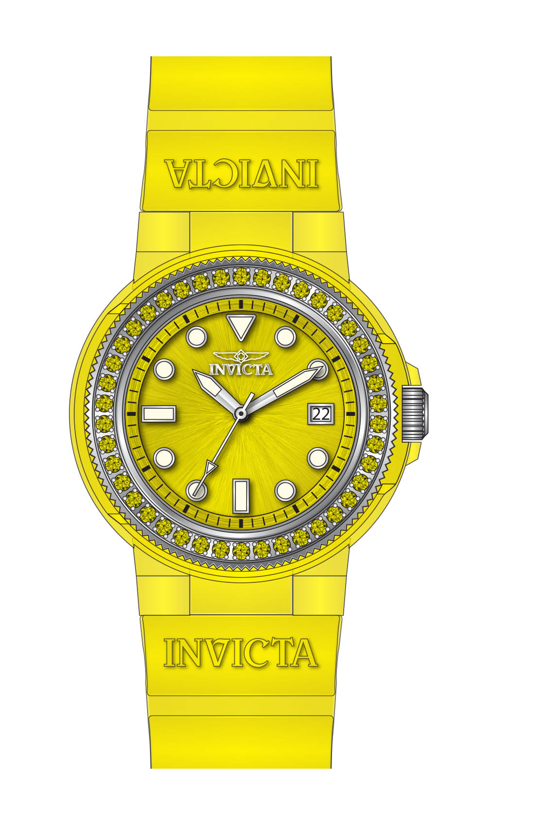 Band for Invicta Pro Diver Lady 39501