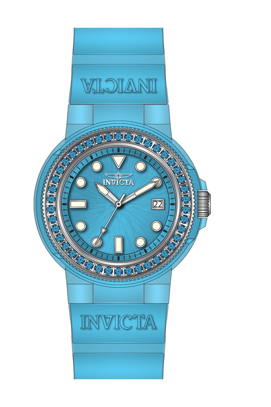 Band for Invicta Pro Diver Lady 39504
