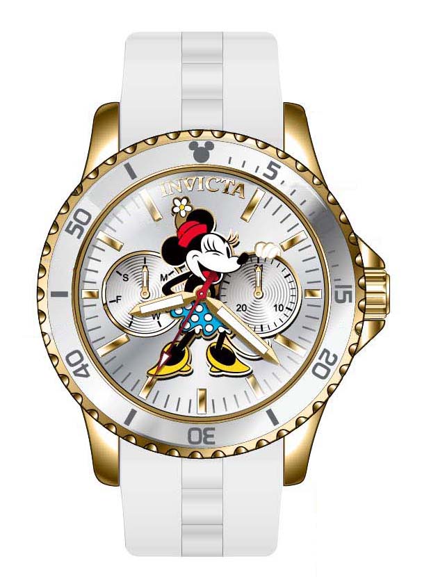 Band for Invicta Disney Limited Edition Minnie Mouse Lady 39523