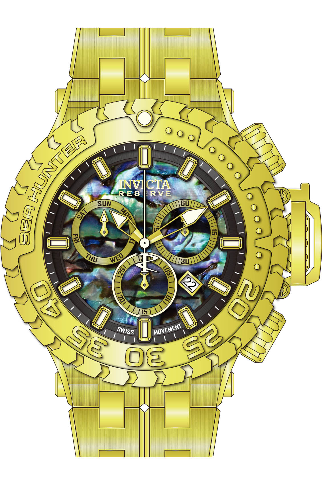 Parts for Invicta Sea Hunter Men 39327