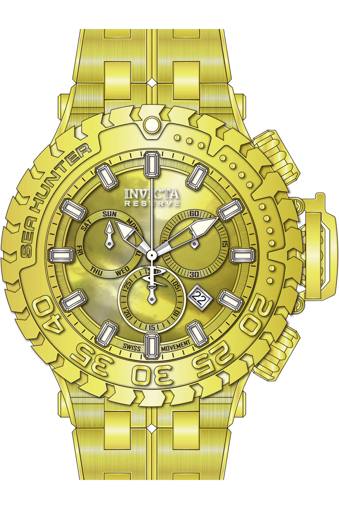 Parts for Invicta Sea Hunter Men 39569