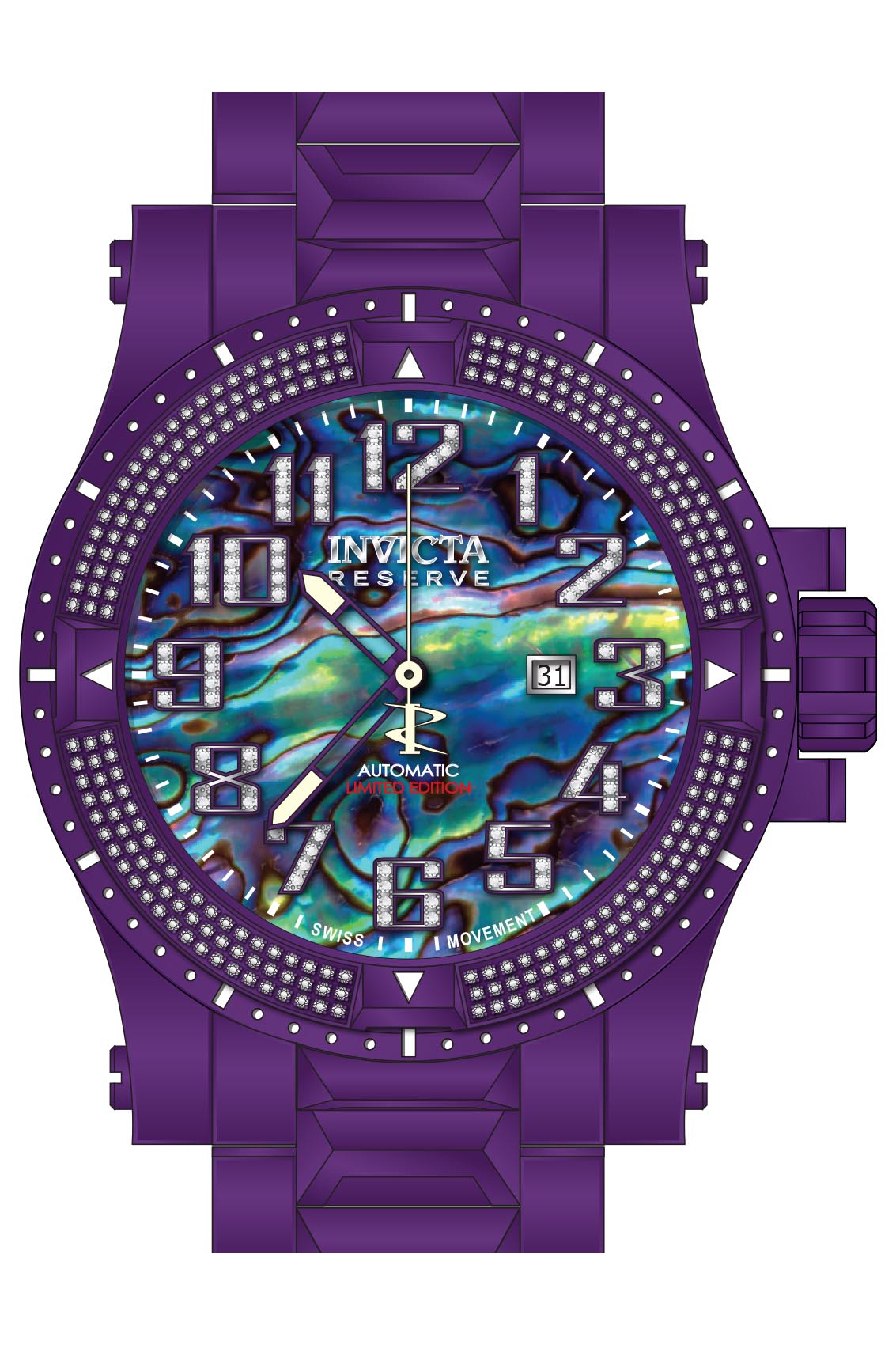 Band for Invicta Reserve Excursion Men 39725