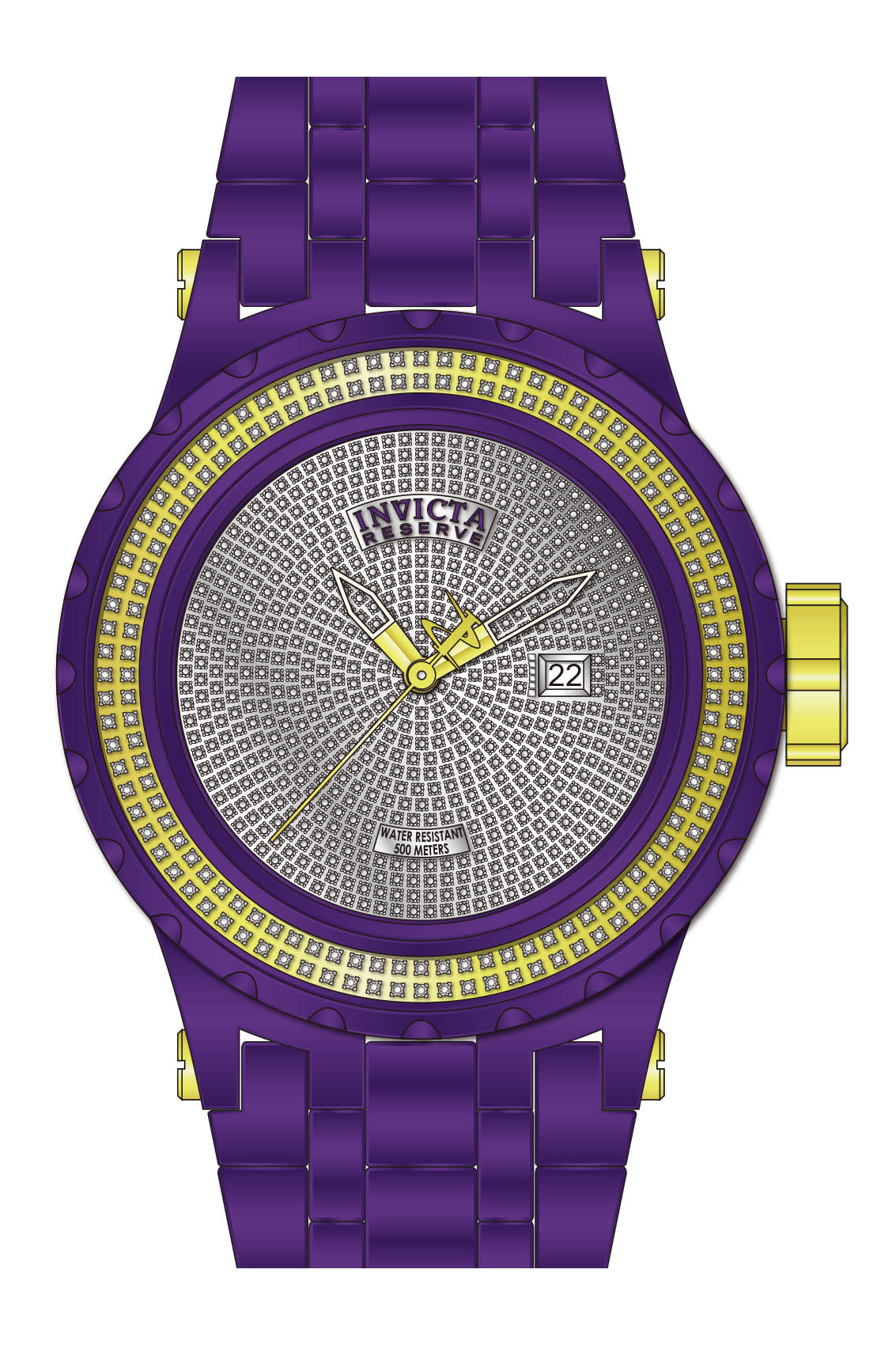 Band for Invicta Reserve Specialty Subaqua Men Purple Label 40109